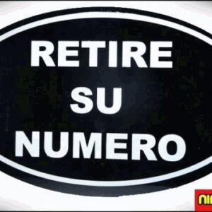 CARTEL PLASTICO  RETIRE SU NUMERO