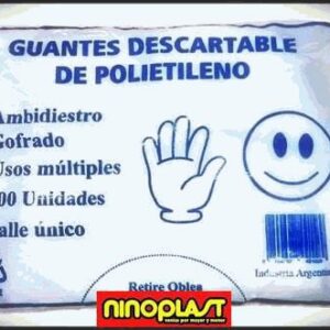 GUANTES POLIETILENO P0R 100