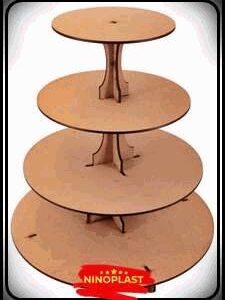 PORTA CUPCAKE MADERA