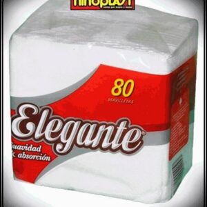 SERVILLETAS  ELEGANTE  X 80
