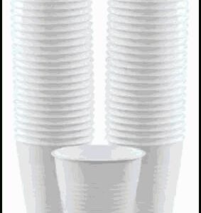 VASOS: HUHTAMAKI 110 BLANCO / TRANSPARENTE