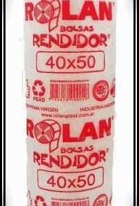 POLIETILENO ROLLO DOBLE 40X50 ROJO