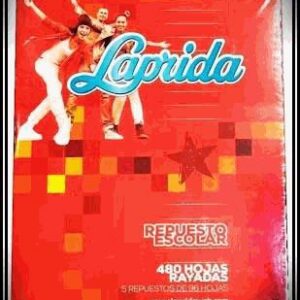 REPUESTO LAPRIDA  480 HOJAS