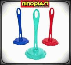 PORTA ROLLO FLOR  PLASTICO