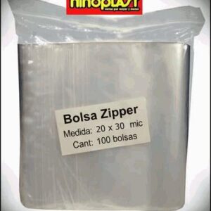 BOLSAS C/ ZIPPER 20X30