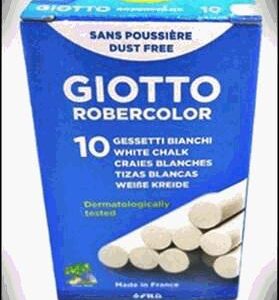 TIZA BLANCA X 10 UNIDADES GIOTTO