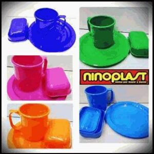 SET ESCOLAR PLATO TAZA JABON