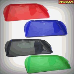 BANDEJA PLASTICA DESAYUNO 40X29 CM COLORES