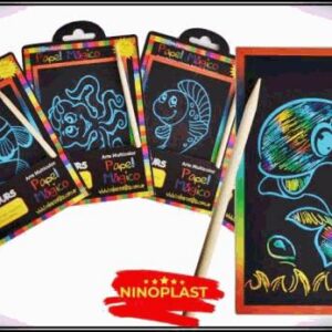 PAPEL MAGICO LAMINA 19X26CM C/LAPIZ BAMBOO